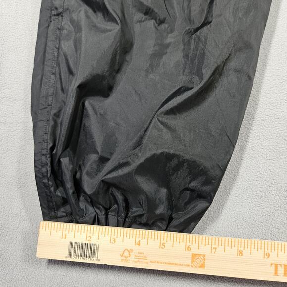 Vintage Nike Track Pants Mens Sz L Windbreaker Lined Black Lightweight Gray Tag - Picture 15 of 15